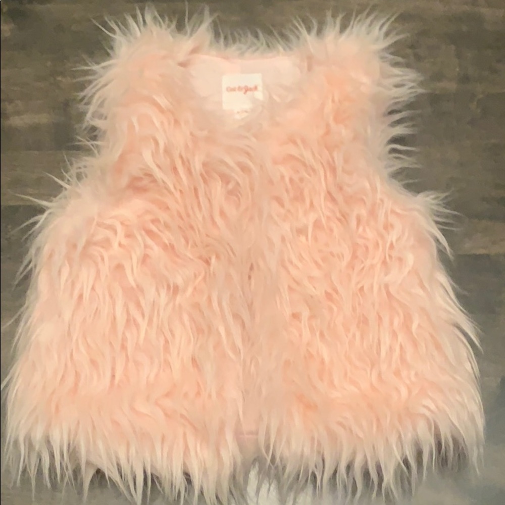 Fun Pink Fuzzy Vest ❤️